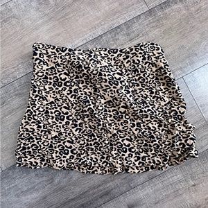 Free People Cheetah Skirt